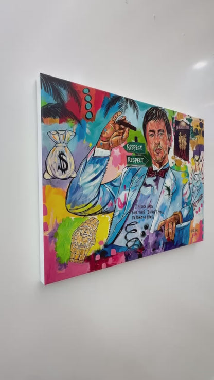 Scarface 2025 Modern Pop Art Canvas