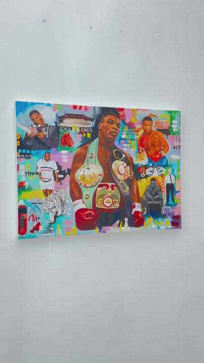 Muhammad Ali Boxer 2024 Modern Pop Art Canvas Print