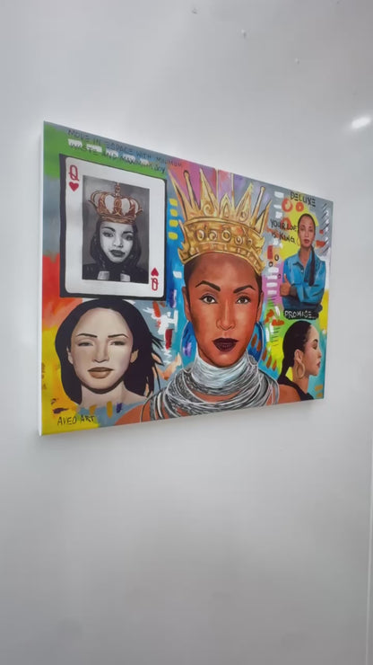 Sade Artist 2024 Modern Pop Art Canvas Print