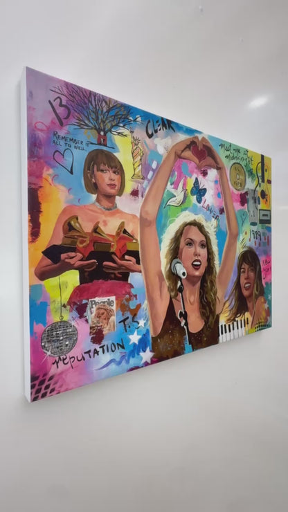 Taylor Swift - Modern Pop Art Canvas Print