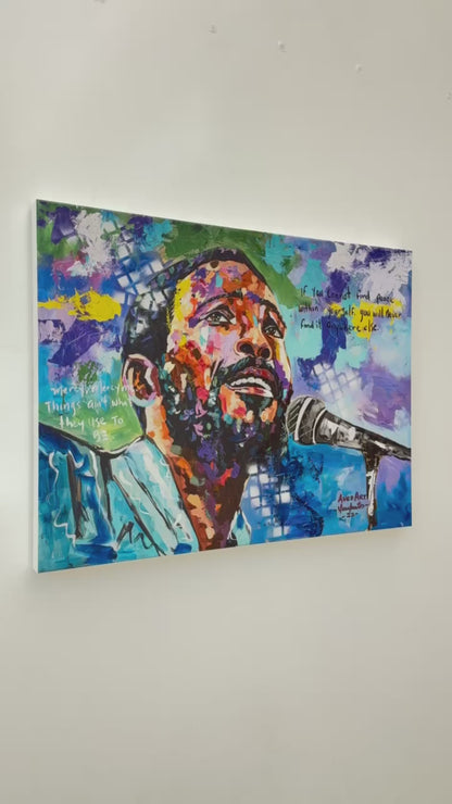 Marvin Gaye Abstract