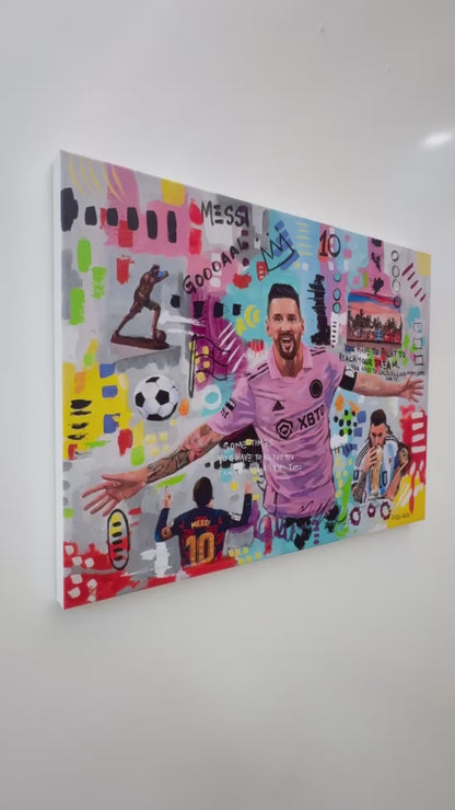 Messi Football Player 2025 Modern Pop Art Print