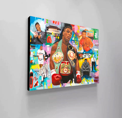 Muhammad Ali Boxer 2024 Modern Pop Art Canvas Print