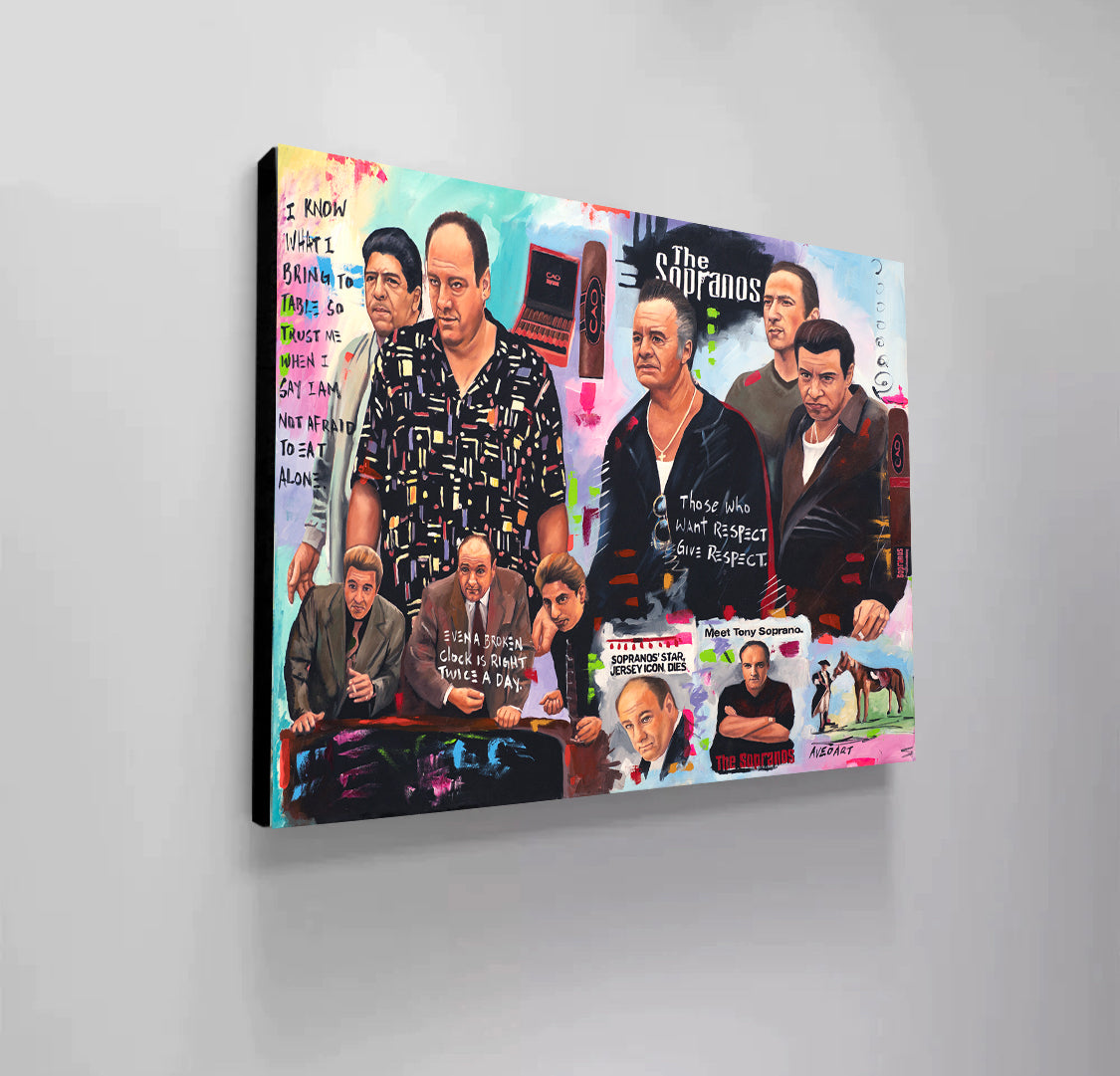 Sopranos Artist 2025 Modern Pop Art Canvas Print
