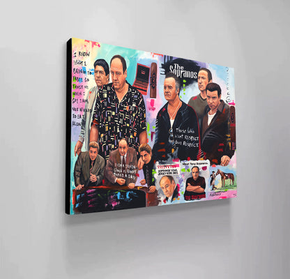 Sopranos Artist 2025 Modern Pop Art Canvas Print