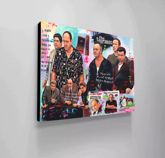Sopranos Artist 2025 Modern Pop Art Canvas Print