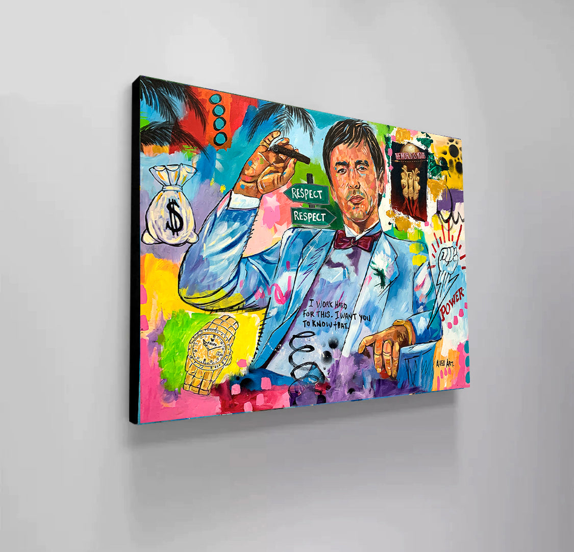 Scarface 2025 Modern Pop Art Canvas