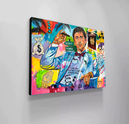 Scarface 2025 Modern Pop Art Canvas