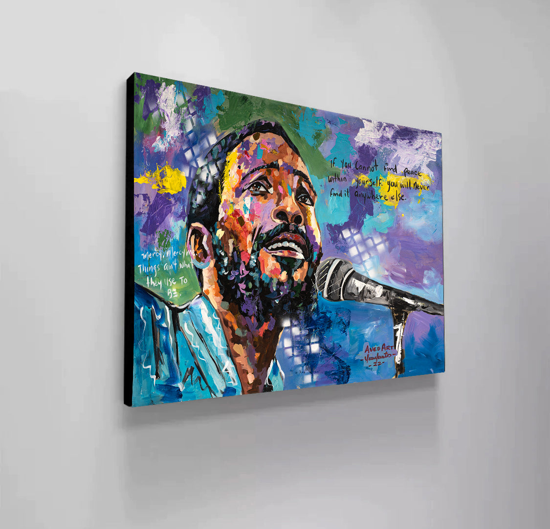 Marvin Gaye Abstract